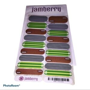 NWT Jamberry Nail Wraps End Zone